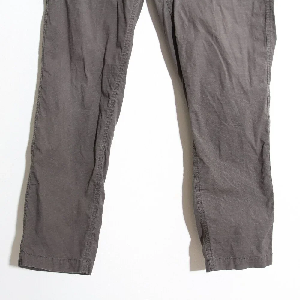Vuori Ripstop Pant Men's Gray Organic Cotton Size Small